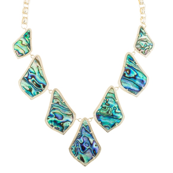 Kendra Scott Jewelry - Kendra Scott Kensey Bib Necklace in Abalone Shell